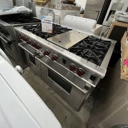 48” WOLF STAINLESS STEEL SLIDE IN RANGE 