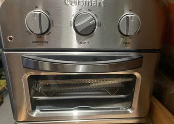 Cuisinart AirFryer Toaster Oven (the stainless-steel analog-dial style