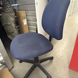 Office Chair-navy Fabric, Firm Support