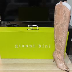 Gianni Bini Thigh High Cowgirl Boots