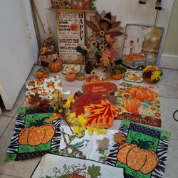 Fall Decorations.  Selling all Together $35 Cash 