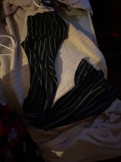 Women’s striped flared leggings