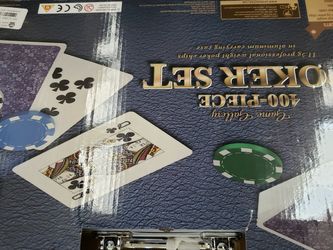 New 400 Piece Poker Set