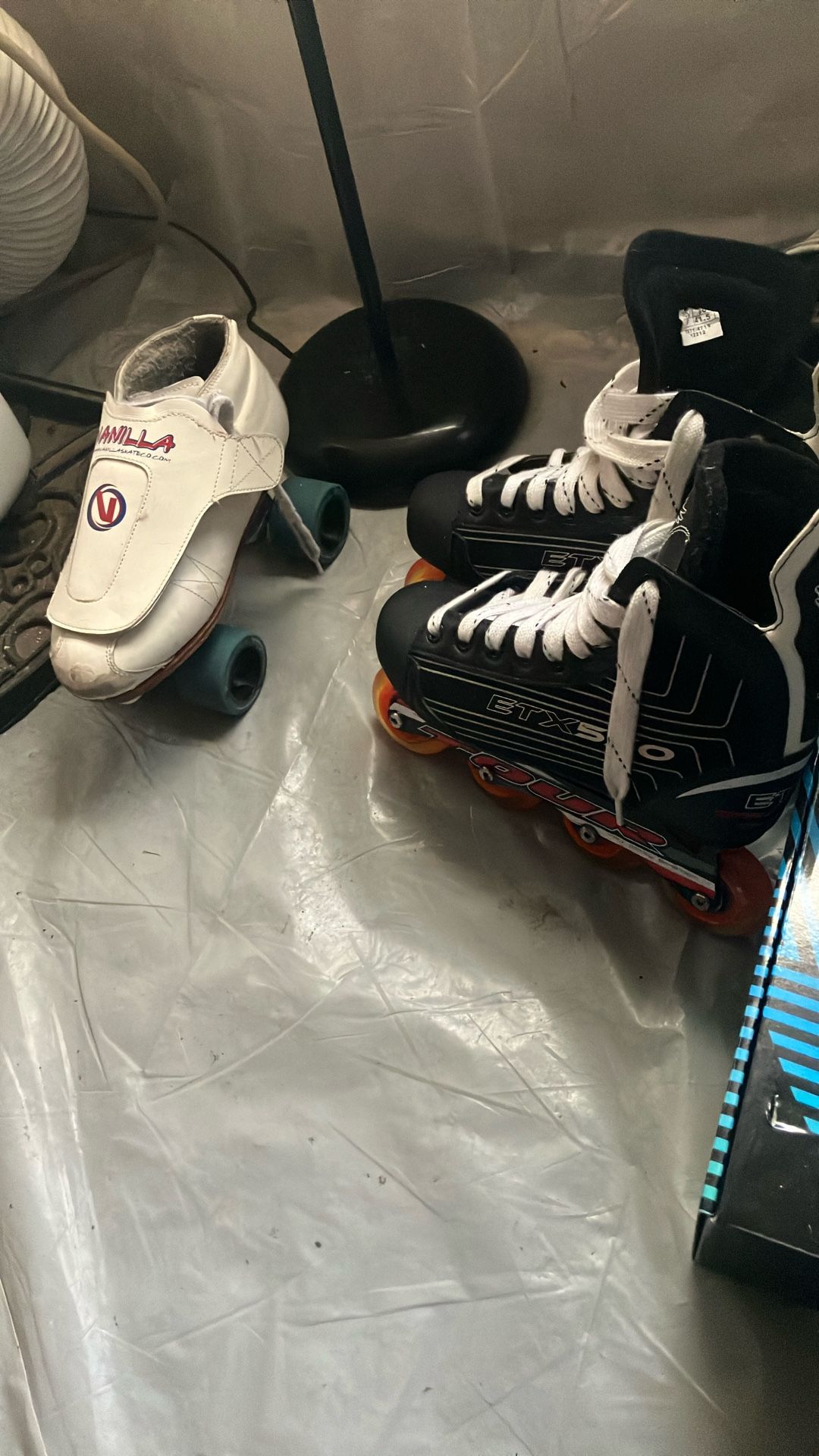 Tour Hokey Skates $100 Vanillas $200