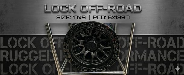 RIDE WITH STYLE LOCK OFF ROAD COMMANDO 17” 6x139.7