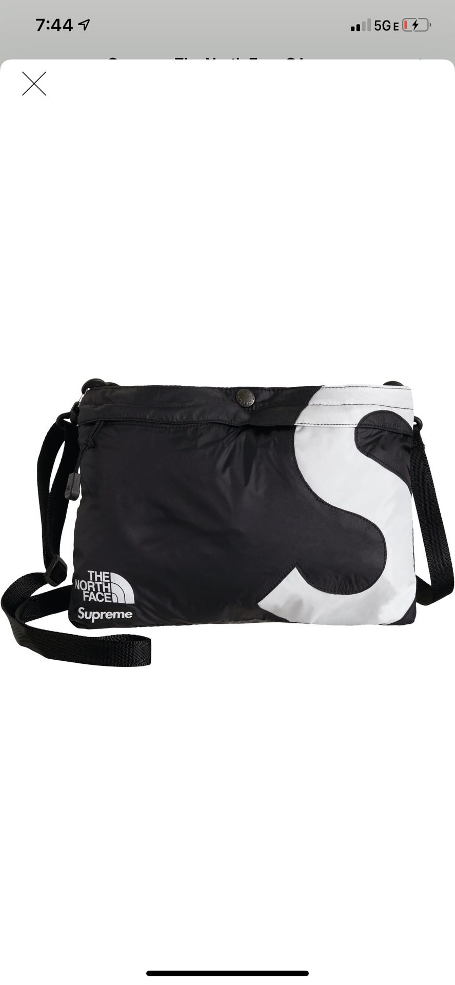 Supreme tnf shoulder bag