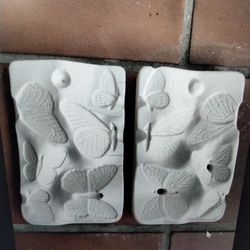 Vintage Mold of 4 Butterflies for Casting Ceramics