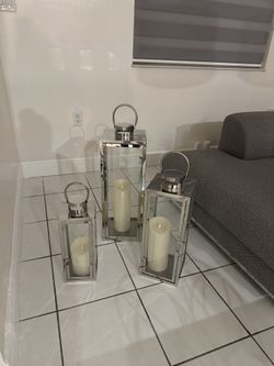 Candle Set And Lamp