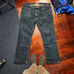 Arizona Mens Jeans Size 38 X 30 Original Boot Cut
