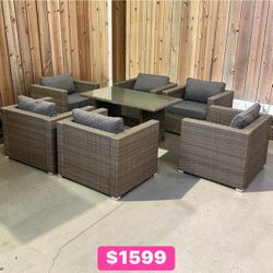 New inbox patio set (we finance and deliver)($54 down, (90 day no interest