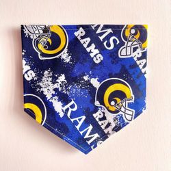 Los Angeles Rams Dog Bandana | Cat Bandana 