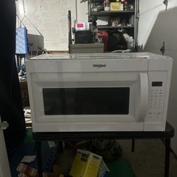 white over the range whirpool microwave