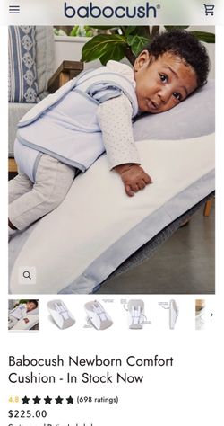 NEW IN BOX Babocush Newborn Comfort Cushion (Colic & Reflux Soother) - Cushion Only vibrates and heartbeat sounds. retails $225.