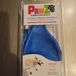 Dog Boots Medium 4pack Rubber