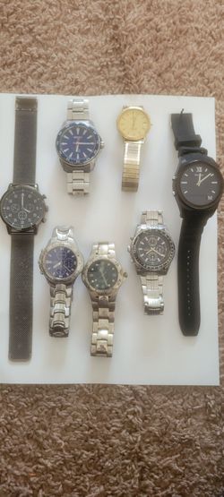 Mixed Lot of 7 Men's Watches