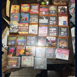 Collection Bundle Of 33 Audiobooks CD Fiction Historical Mystery 