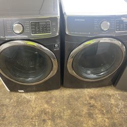 Samsung Set Washer And Dryer Electric Good Condition We Delivery 