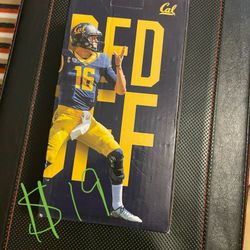 $19 VINTAGE UC Berkeley Cal Bears 2019 Jared Goff Rams SGA Bobblehead 11/16 Quaterback 