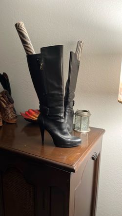Women’s high heel boot black