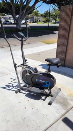 Stationary bike and elliptical