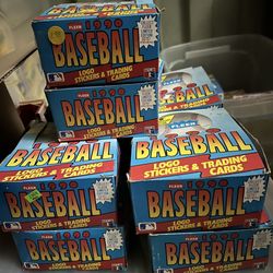 1990 Fleer Baseball Unopened Boxes