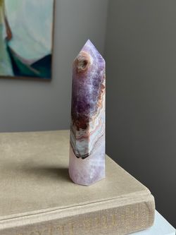 Amethyst & Crazy Lace Tower ( firm on price )
