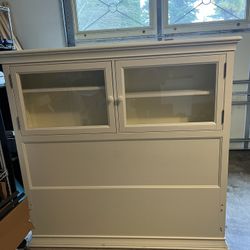 Pottery Barn Teen Fullmsize headboard, option footboard