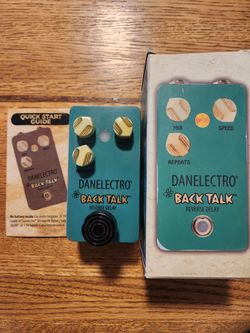 Danelectro Backtalk Reverse Delay Guitar Pedal