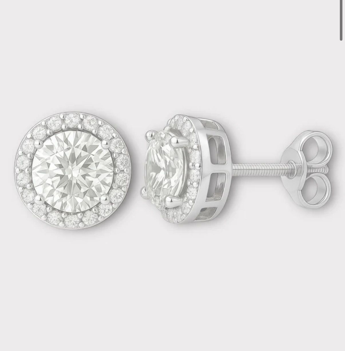 VVS Moissanite Earrings Not That Cheap Stuff Tons Available