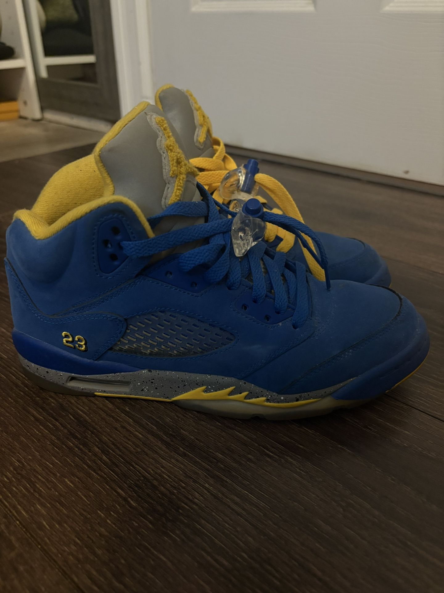 Air Jordan 5 Retro Laney Varsity Leather Sneakers