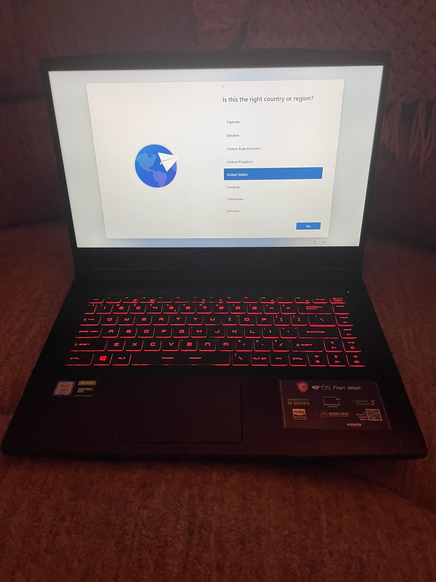 Msi Gaming Laptop Gf65