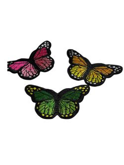 3 Butterfly Patches
