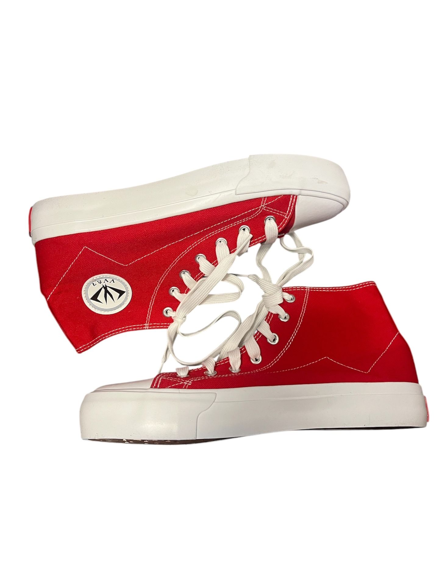 Bright Red High Tops Size 10M, 8.5W