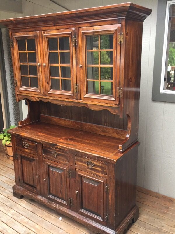 Solid Wood Hutch Open Hearth By Sears For In Mount Vernon Wa Solid Wood Hutch Open Hearth By Sears