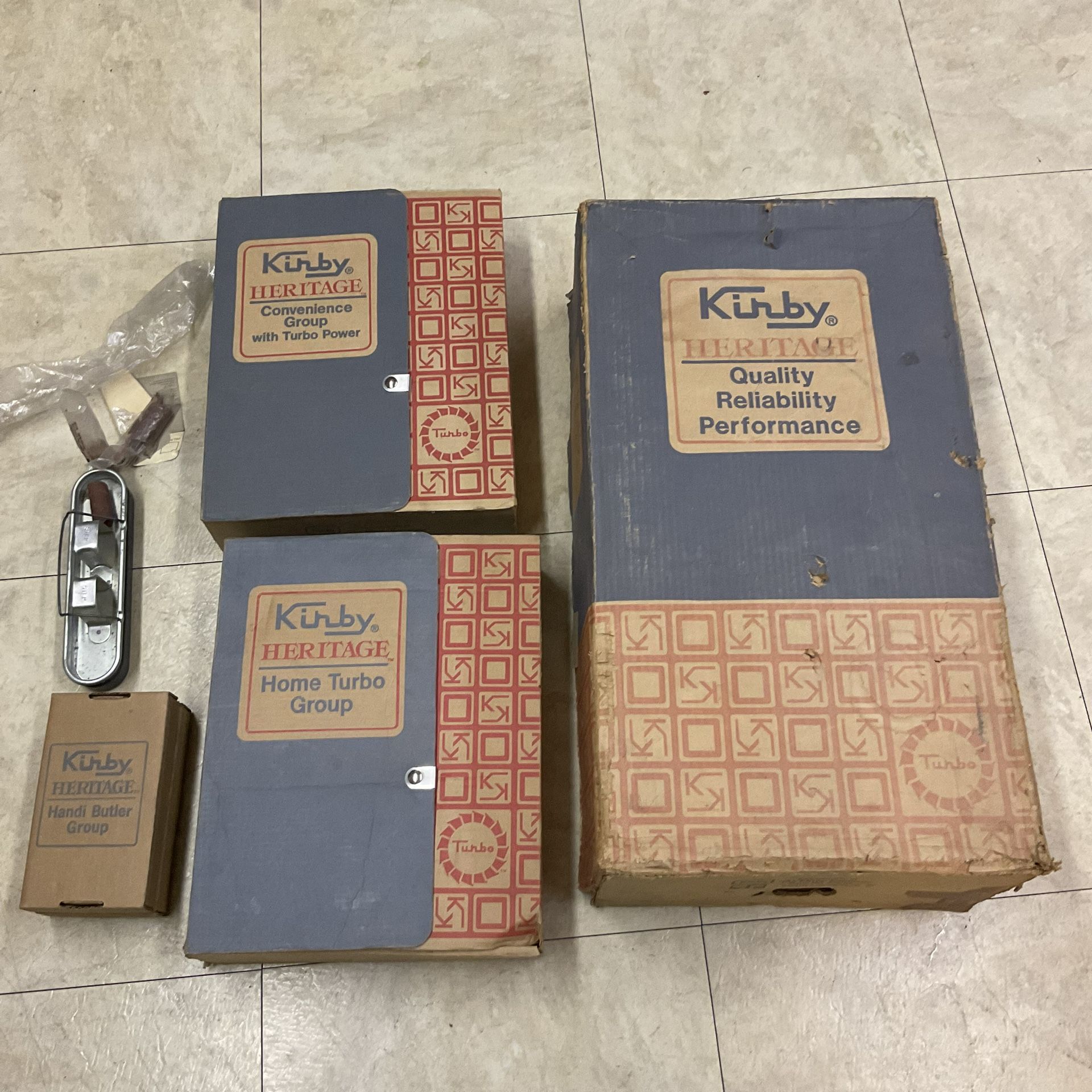 Vintage Kirby Heritage Vacuum Kits New in Original Boxes