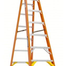 Werner 7ft Fiberglass Ladder (Yellow)