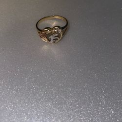 15th 3 Toned 14k Women’s Ring