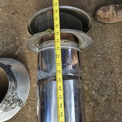 6" SS Metal Bestos Chimney Pipe