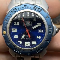 Sector Exp 150 Date Blue Dial Alutek Light Watch