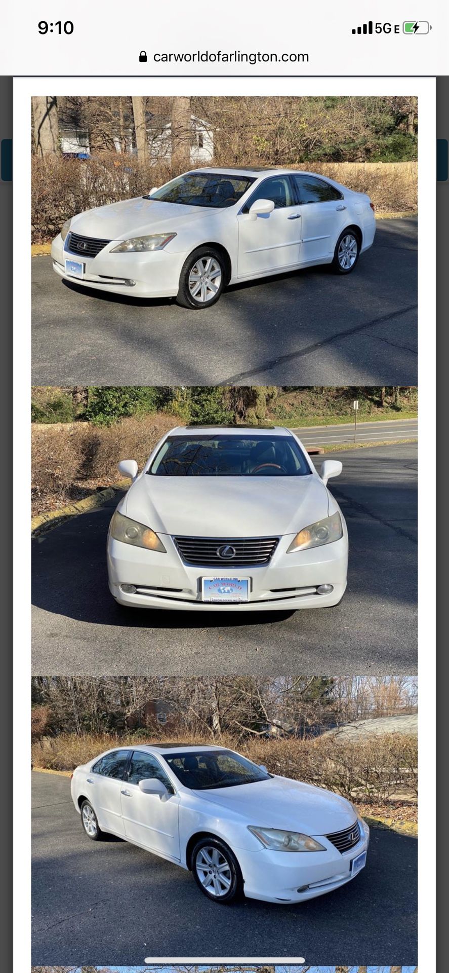 2007 Lexus ES 350