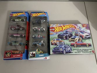 Hot Wheels Pack Box Set Lot Chevy Silverado Mazda Toyota Nissan 