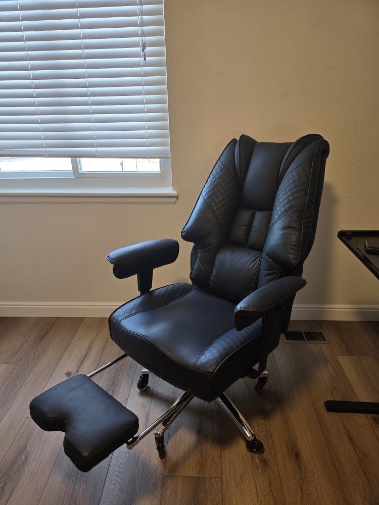 XL Leather Computer Chair Recliner