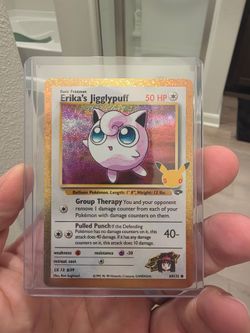 Erika's Jigglypuff Pokémon Card 69/132 Holo