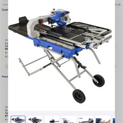 10 Inch Wet Saw Kobalt