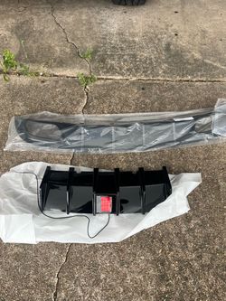 Dodge Charger Chrome Exhaust Tips and Rear Diffuser