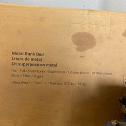 Metal bunk bed frame