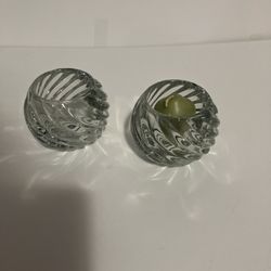 2 “Party Lite” Votive Candle Holders