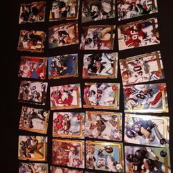 Foot Ball Cards From 1990