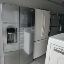 brand new and refurbished refrigerator blowout sale everything comes with a warranty