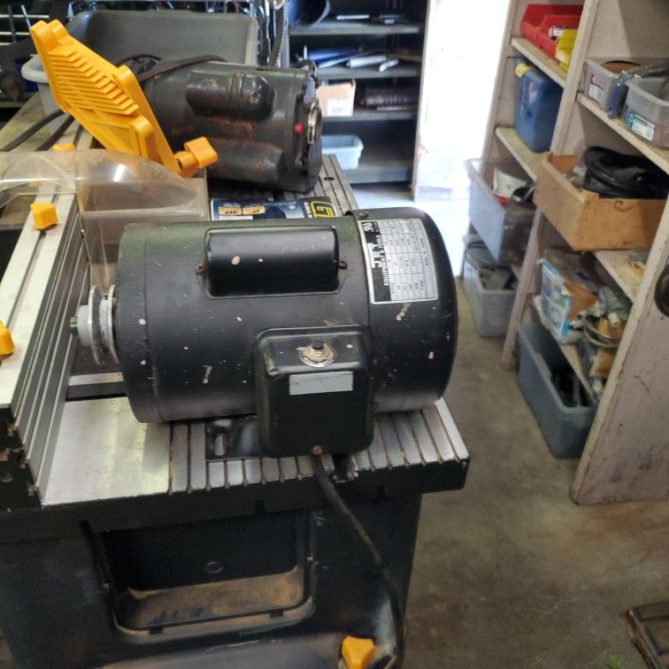 1.5 Hp JET tablesaw Motor  , 3450 Rpm , CCW Rotation 